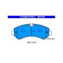 ATE 604708 ATE Original Semi-Metallic Rear Disc Brake Pad Set 604708 for Mercedes-Benz