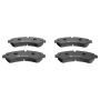 ATE 604708 ATE Original Semi-Metallic Rear Disc Brake Pad Set 604708 for Mercedes-Benz