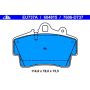 ATE 604815 ATE Original Semi-Metallic Front Disc Brake Pad Set 604815 for Porsche