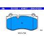 ATE 604817 ATE Original Semi-Metallic Front Disc Brake Pad Set 604817 for Mercedes-Benz