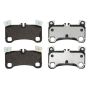 ATE 604850 ATE Original Semi-Metallic Rear Disc Brake Pad Set 604850 for Porsche