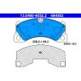 ATE 604852 ATE Semi-Metallic Front Disc Brake Pad Set 604852 for Porsche, Volkswagen