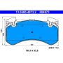 ATE 604873 ATE Original Semi-Metallic Front Disc Brake Pad Set 604873 for Audi