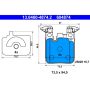 ATE 604874 ATE Original Semi-Metallic Rear Disc Brake Pad Set 604874 for BMW