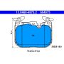 ATE 604875 ATE Original Semi-Metallic Front Disc Brake Pad Set 604875 for BMW