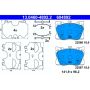 ATE 604892 ATE Original Semi-Metallic Front Disc Brake Pad Set 604892 for Mercedes-Benz