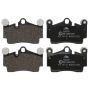 ATE 604976 ATE Semi-Metallic Rear Disc Brake Pad Set 604976 for Audi, Porsche, Volkswagen