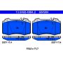 ATE 604984 ATE Original Semi-Metallic Front Disc Brake Pad Set 604984 for Mercedes-Benz