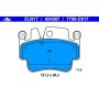 ATE 604987 ATE Original Semi-Metallic Front Disc Brake Pad Set 604987 for Porsche