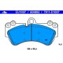 ATE 604992 ATE Semi-Metallic Front Disc Brake Pad Set 604992 for Mercedes-Benz, Porsche, VW