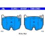 ATE 604997 ATE Original Semi-Metallic Front Disc Brake Pad Set 604997 for Mercedes-Benz