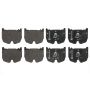 ATE 604997 ATE Original Semi-Metallic Front Disc Brake Pad Set 604997 for Mercedes-Benz