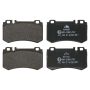 ATE 604998 ATE Original Semi-Metallic Rear Disc Brake Pad Set 604998 for Mercedes-Benz