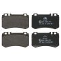 ATE 604998 ATE Original Semi-Metallic Rear Disc Brake Pad Set 604998 for Mercedes-Benz