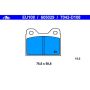 ATE 605029 ATE Original Semi-Metallic Front Disc Brake Pad Set 605029 for BMW