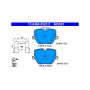 ATE 605523 ATE Original Semi-Metallic Rear Disc Brake Pad Set 605523 for BMW, Toyota
