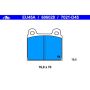 ATE 606028 ATE Original Semi-Metallic Front Disc Brake Pad Set 606028 for Volkswagen