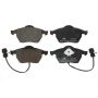 ATE 607050 ATE Original Semi-Metallic Front Disc Brake Pad Set 607050 for Audi