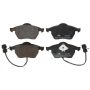 ATE 607050 ATE Original Semi-Metallic Front Disc Brake Pad Set 607050 for Audi