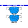 ATE 607078 ATE Original Semi-Metallic Front Disc Brake Pad Set 607078 for BMW