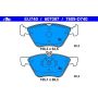 ATE 607087 ATE Semi-Metallic Front Disc Brake Pad Set 607087 for Chrysler, Mercedes-Benz
