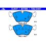 ATE 607089 ATE Original Semi-Metallic Front Disc Brake Pad Set 607089 for BMW