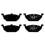 ATE 607111 ATE Original Semi-Metallic Front Disc Brake Pad Set 607111 for Volkswagen