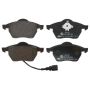 ATE 607122 ATE Original Semi-Metallic Front Disc Brake Pad Set 607122 for Audi, Volkswagen