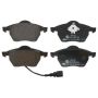 ATE 607122 ATE Original Semi-Metallic Front Disc Brake Pad Set 607122 for Audi, Volkswagen