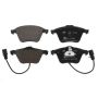 ATE 607166 ATE Original Semi-Metallic Front Disc Brake Pad Set 607166 for Audi, Volvo