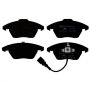 ATE 607184 ATE Original Semi-Metallic Front Disc Brake Pad Set 607184 for Audi, Volkswagen