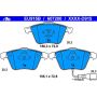 ATE 607200 ATE Original Semi-Metallic Front Disc Brake Pad Set 607200 for Volkswagen