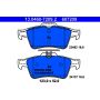 ATE 607209 ATE Original Semi-Metallic Rear Disc Brake Pad Set 607209 for Jaguar