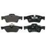 ATE 607219 ATE Original Semi-Metallic Rear Disc Brake Pad Set 607219 for Mercedes-Benz