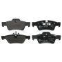 ATE 607219 ATE Original Semi-Metallic Rear Disc Brake Pad Set 607219 for Mercedes-Benz