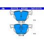 ATE 607225 ATE Original Semi-Metallic Rear Disc Brake Pad Set 607225 for BMW