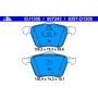 ATE 607243 ATE Original Semi-Metallic Front Disc Brake Pad Set 607243 for Volvo