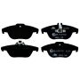 ATE 607244 ATE Original Semi-Metallic Rear Disc Brake Pad Set 607244 for Mercedes-Benz