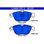 ATE 607257 ATE Original Semi-Metallic Rear Disc Brake Pad Set 607257 for Mercedes-Benz