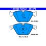 ATE 607275 ATE Original Semi-Metallic Front Disc Brake Pad Set 607275 for BMW