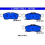 ATE 607282 ATE Semi-Metallic Front Disc Brake Pad Set 607282 for Dodge, Jeep, Mercedes-Benz