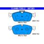 ATE 607283 ATE Original Semi-Metallic Rear Disc Brake Pad Set 607283 for Mercedes-Benz