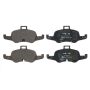 ATE 607312 ATE Original Semi-Metallic Front Disc Brake Pad Set 607312 for Audi