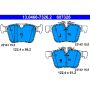 ATE 607326 ATE Semi-Metallic Rear Disc Brake Pad Set 607326 for Jaguar, Land Rover, Volvo