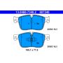 ATE 607340 ATE Semi-Metallic Front Disc Brake Pad Set 607340 for Jaguar, Land Rover