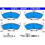 ATE 608007 ATE Original Semi-Metallic Rear Disc Brake Pad Set 608007 for Mercedes-Benz