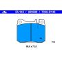 ATE 609028 ATE Original Semi-Metallic Front Disc Brake Pad Set 609028 for Mercedes-Benz