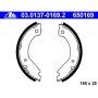 ATE 650169 ATE Parking Brake Shoe Set 650169 for Volvo