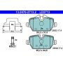 ATE LD2713 ATE Ceramic Rear Disc Brake Pad Set LD2713 for Mini