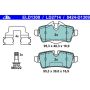 ATE LD2714 ATE Ceramic Rear Disc Brake Pad Set LD2714 for Mini